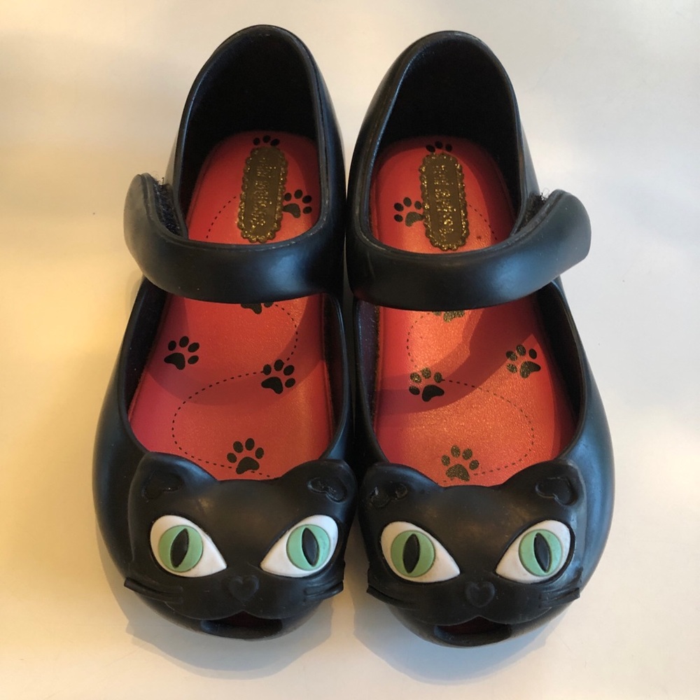 Mini by Melissa Cat shoes. Toddler girls size 8